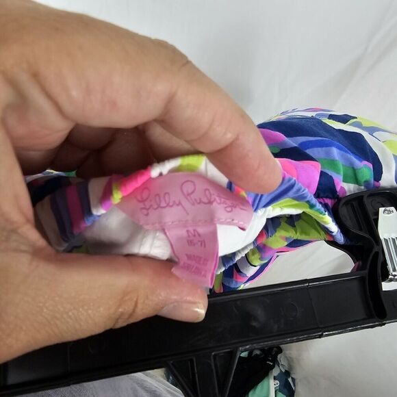 Lilly Pulitzer Girls Size Medium(6-7) Sam Skort In Havin A Blast Print Adorable! - Picture 5 of 5